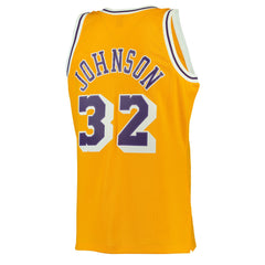 Magic Johnson Los Angeles Lakers 1984/85 Hardwood Classics Swingman Jersey On Sale