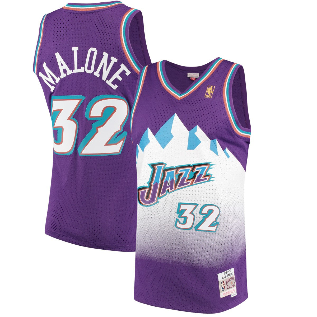 Karl Malone Utah Jazz 1996/97 Hardwood Classics Swingman Jersey On Sale