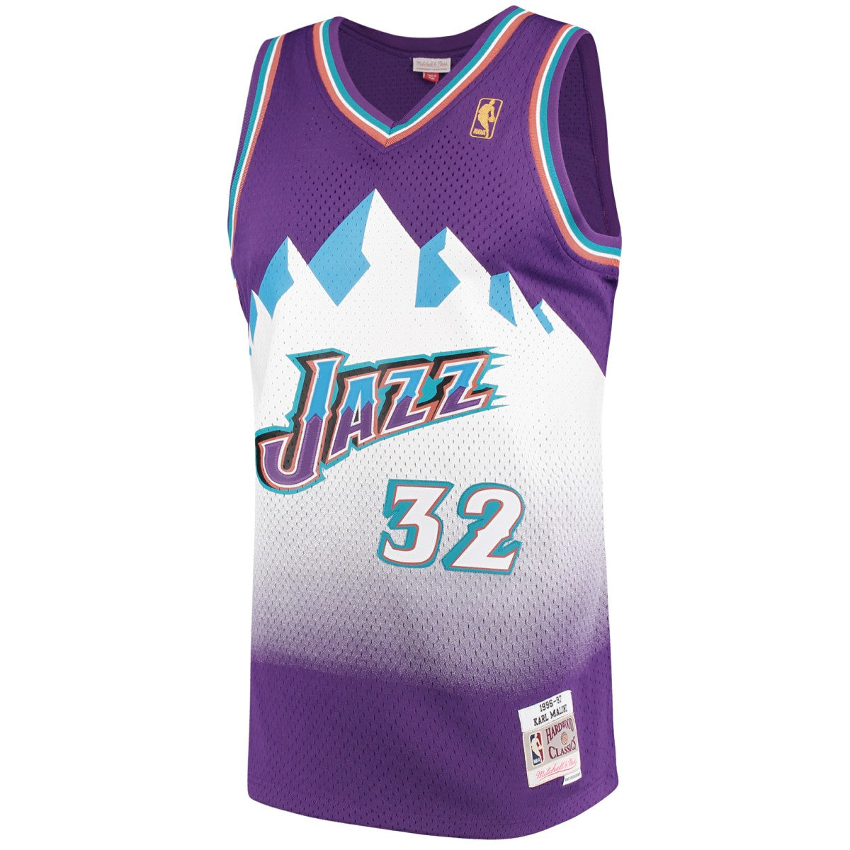 Karl Malone Utah Jazz 1996/97 Hardwood Classics Swingman Jersey On Sale