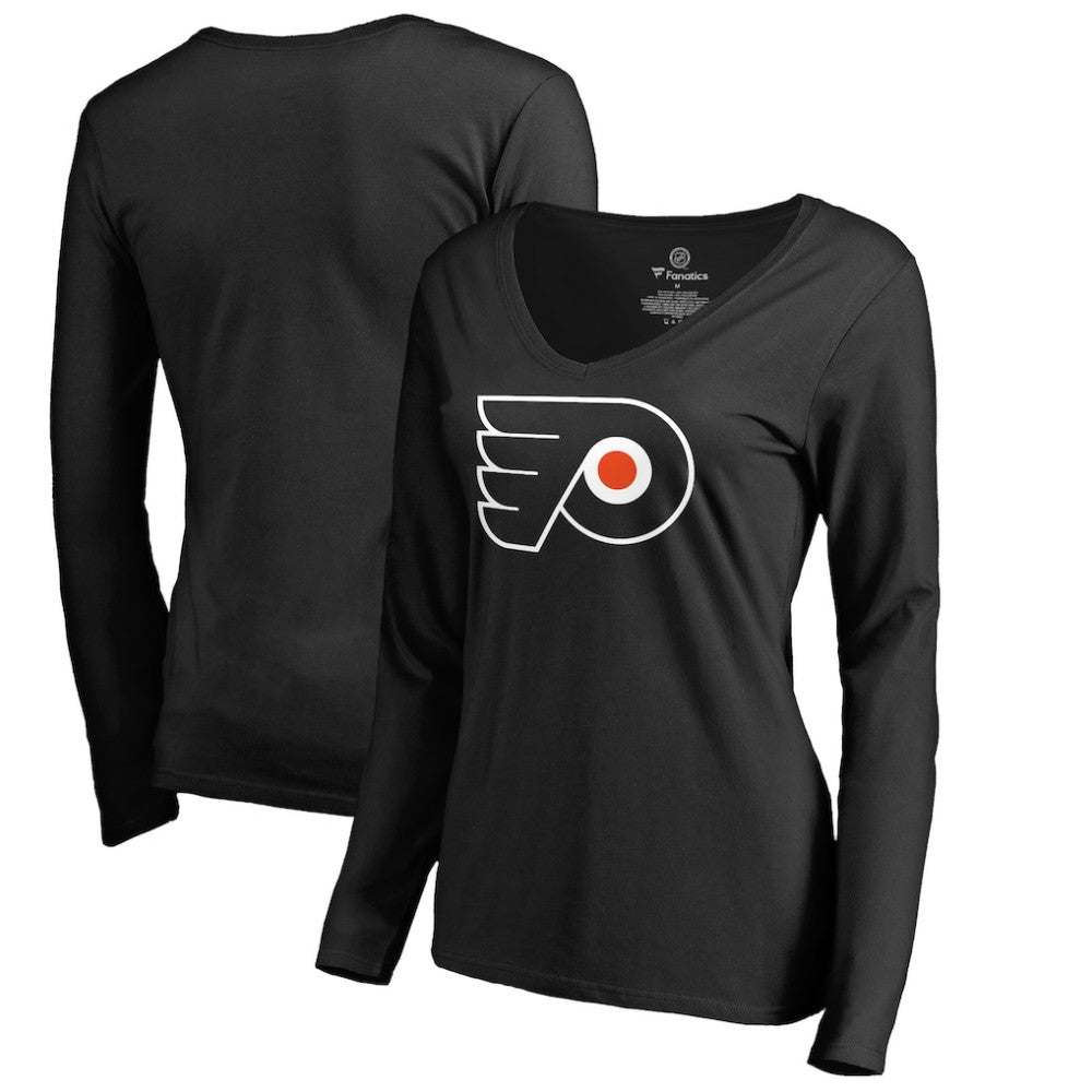 Philadelphia Flyers Women's Primary Logo Long Sleeve T-Shirt Outlet