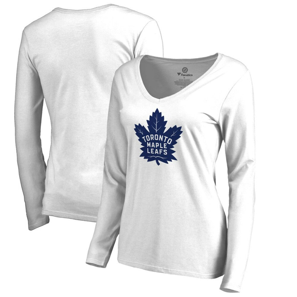 Toronto Maple Leafs Women's Primary Logo Long Sleeve T-Shirt For Sale