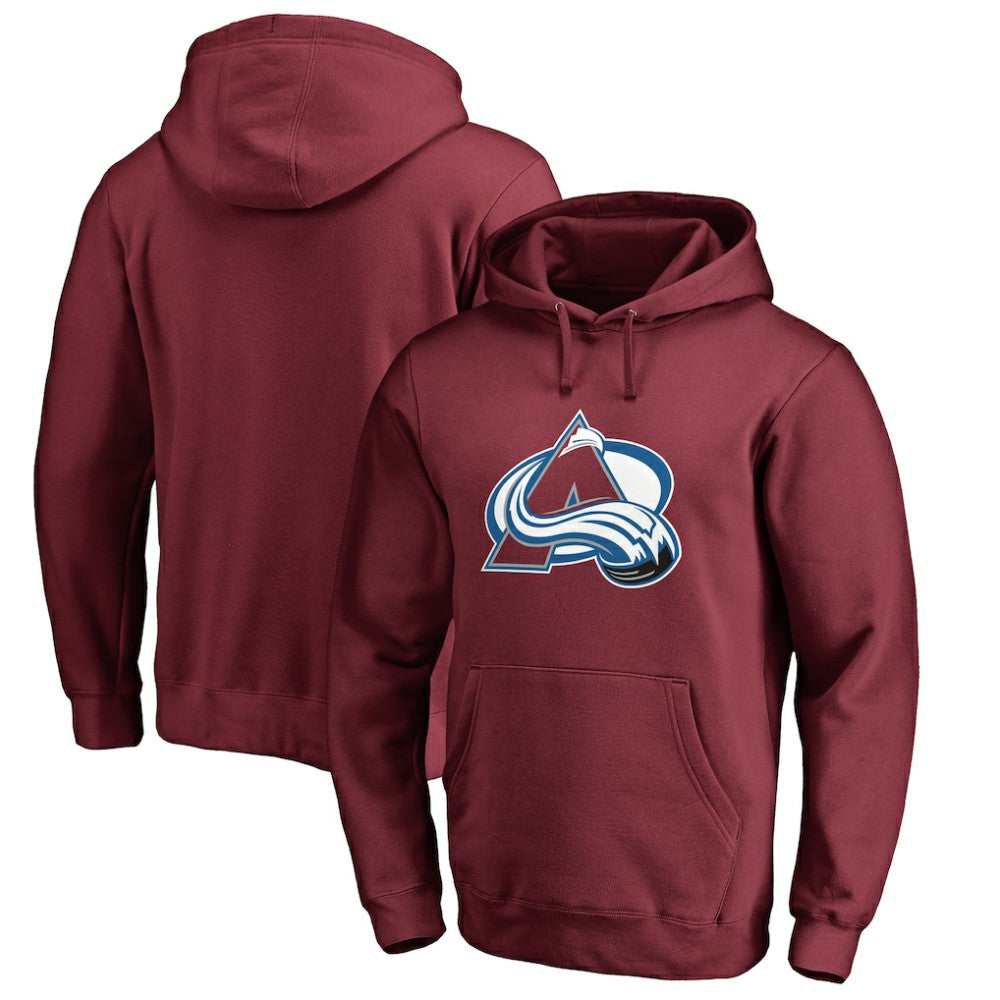 Colorado Avalanche Primary Logo Pullover Hoodie II For Sale