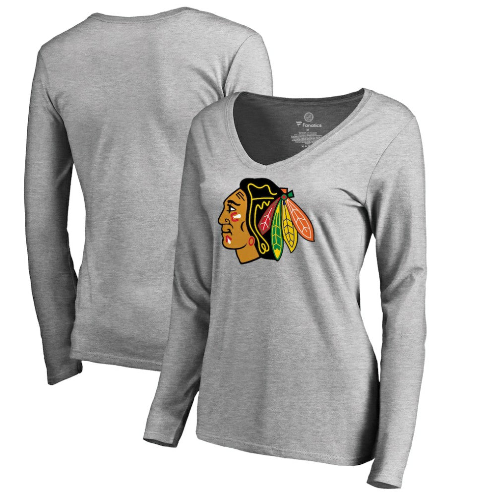 Chicago Blackhawks Women's Primary Logo Long Sleeve T-Shirt Sale
