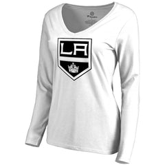 Los Angeles Kings Women's Primary Team Logo Long Sleeve T-Shirt On Sale