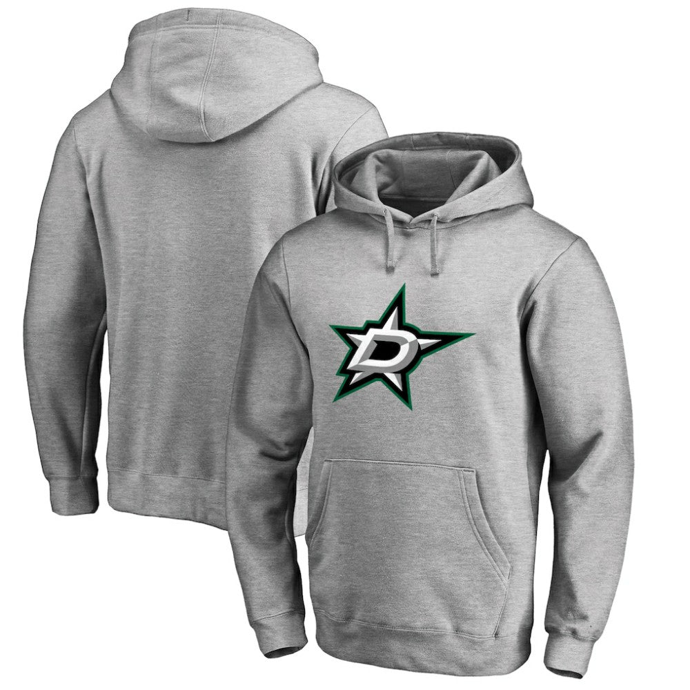 Dallas Stars Primary Team Logo Fleece Fitted Pullover Hoodie Discount