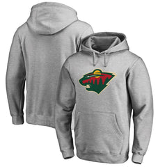 Minnesota Wild Primary Team Logo Fleece Fitted Pullover Hoodie Online