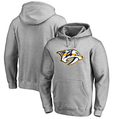 Nashville Predators Primary Team Logo Fleece Fitted Pullover Hoodie Outlet