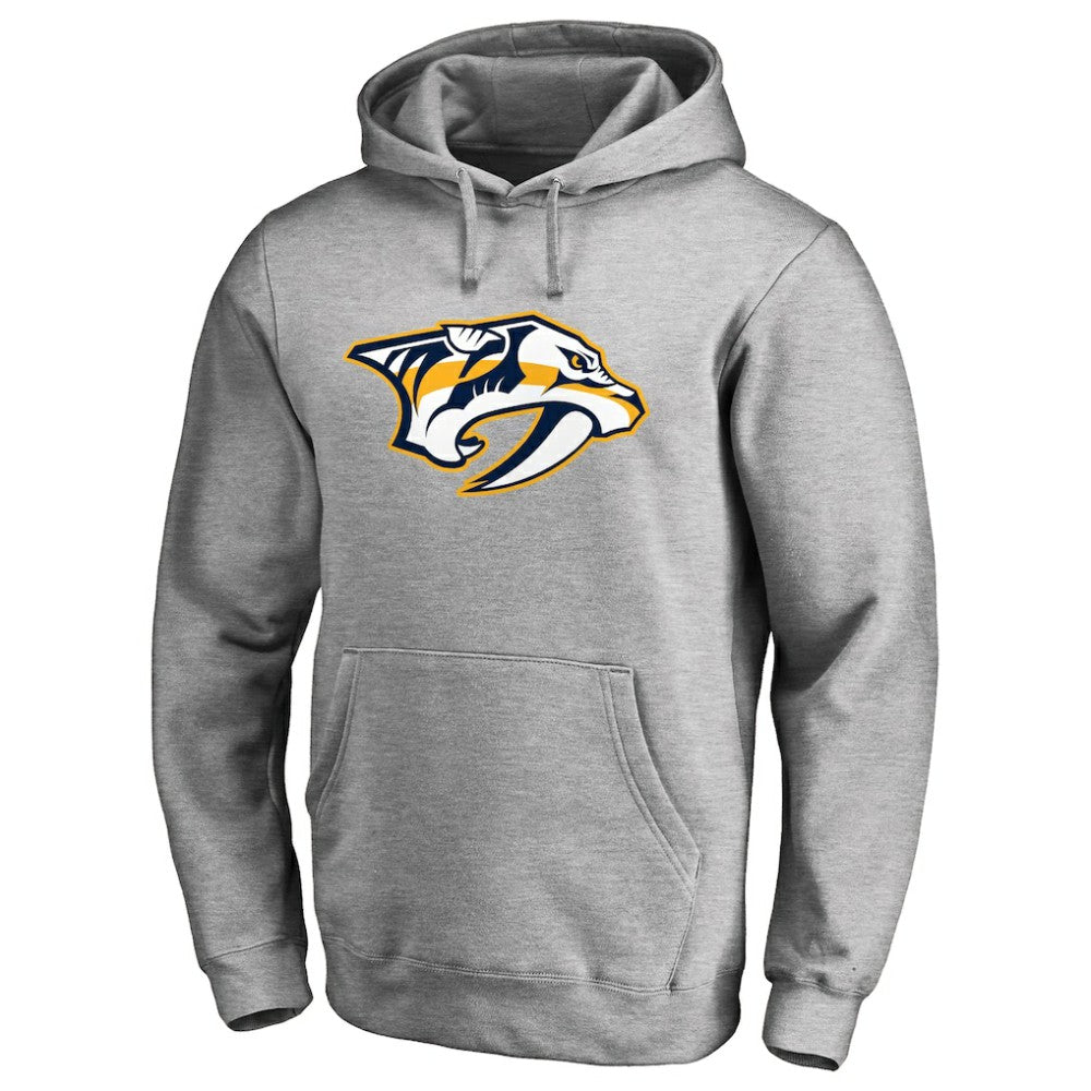 Nashville Predators Primary Team Logo Fleece Fitted Pullover Hoodie Outlet