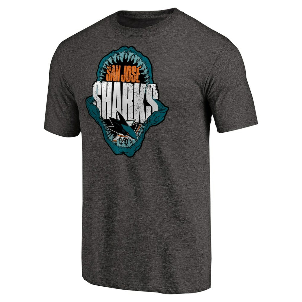 San Jose Sharks Hometown Collection Chomp Tri-Blend T-Shirt Outlet