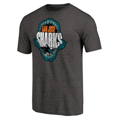 San Jose Sharks Hometown Collection Chomp Tri-Blend T-Shirt Outlet