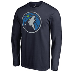 Minnesota Timberwolves Primary Logo 2 Long Sleeve T-Shirt New