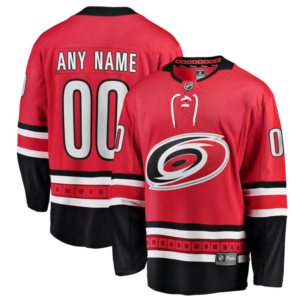 Carolina Hurricanes Fanatics Alternate Breakaway Custom Jersey For Sale