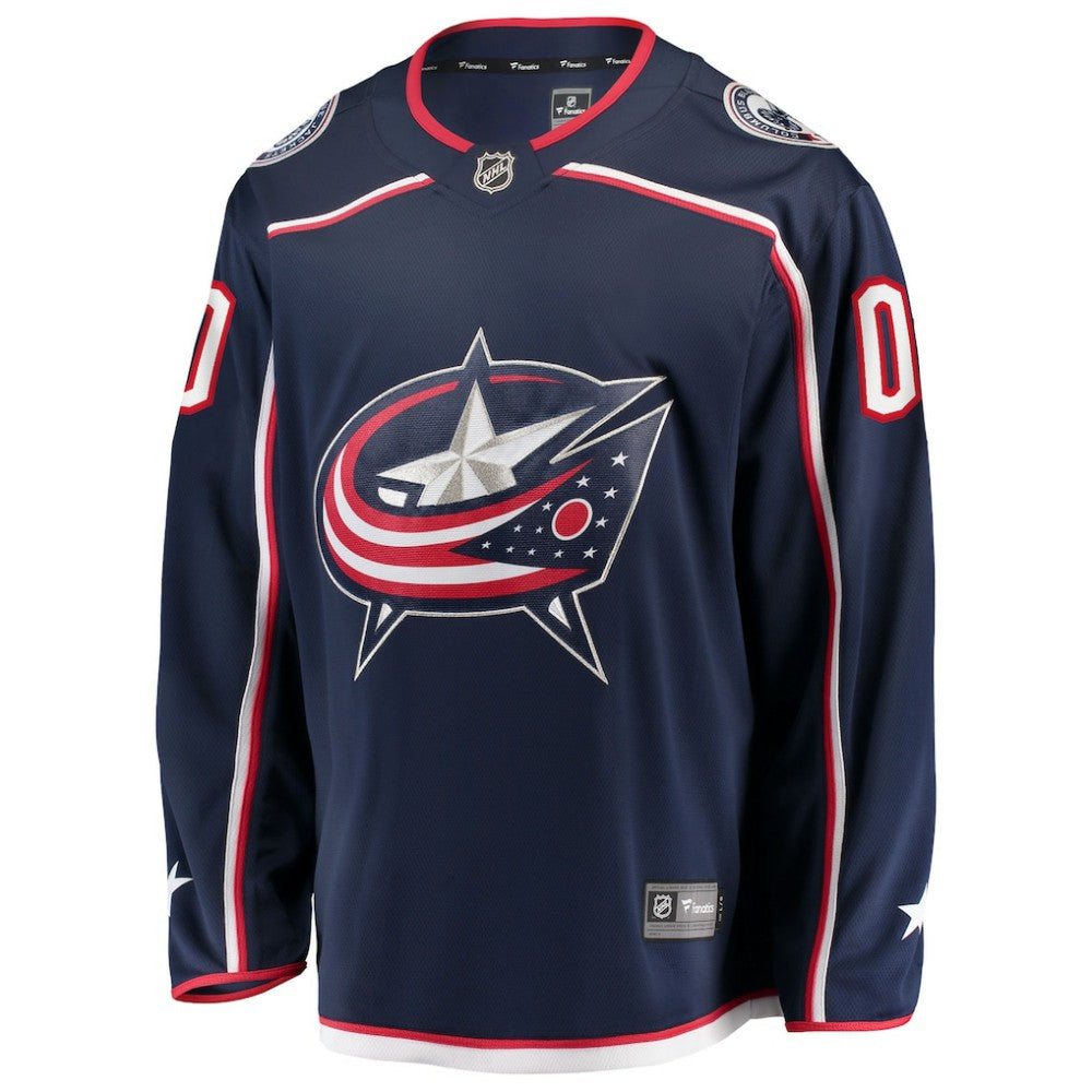 Columbus Blue Jackets Fanatics Home Breakaway Custom Jersey For Sale