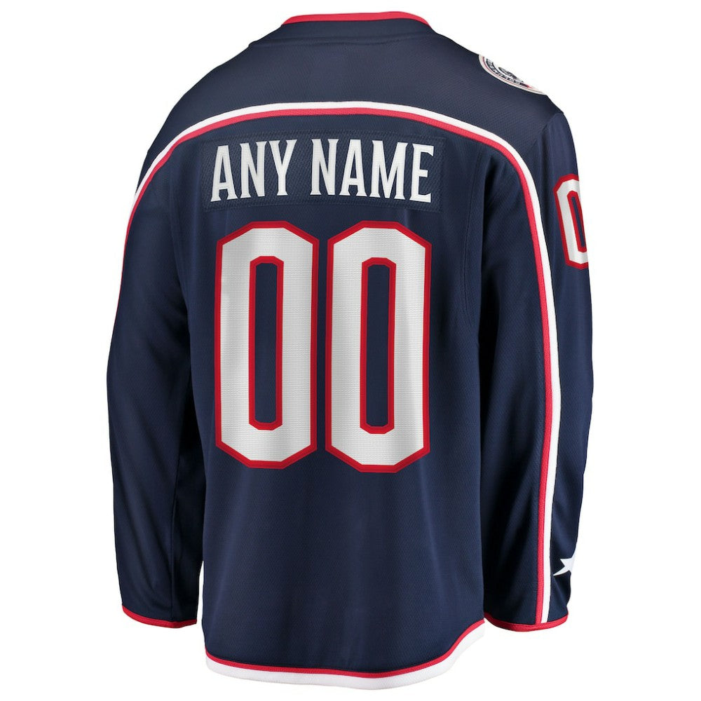 Columbus Blue Jackets Fanatics Home Breakaway Custom Jersey For Sale