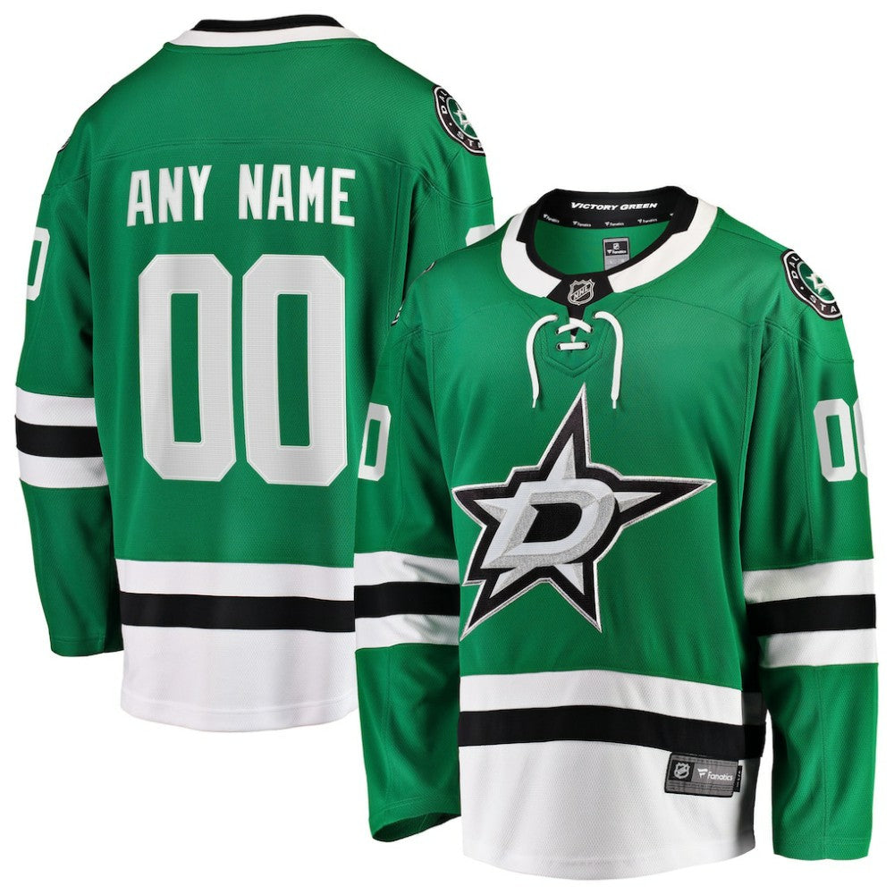 Dallas Stars Fanatics Home Breakaway Custom Jersey On Sale