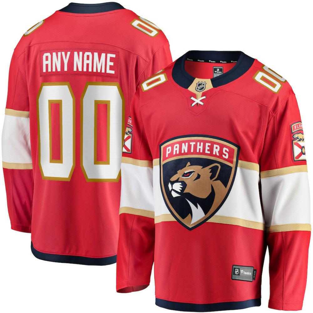 Florida Panthers Fanatics Home Breakaway Custom Jersey Online