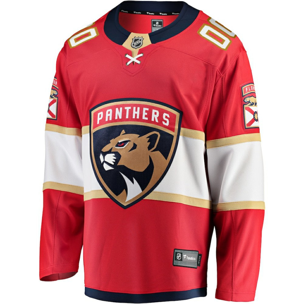 Florida Panthers Fanatics Home Breakaway Custom Jersey Online