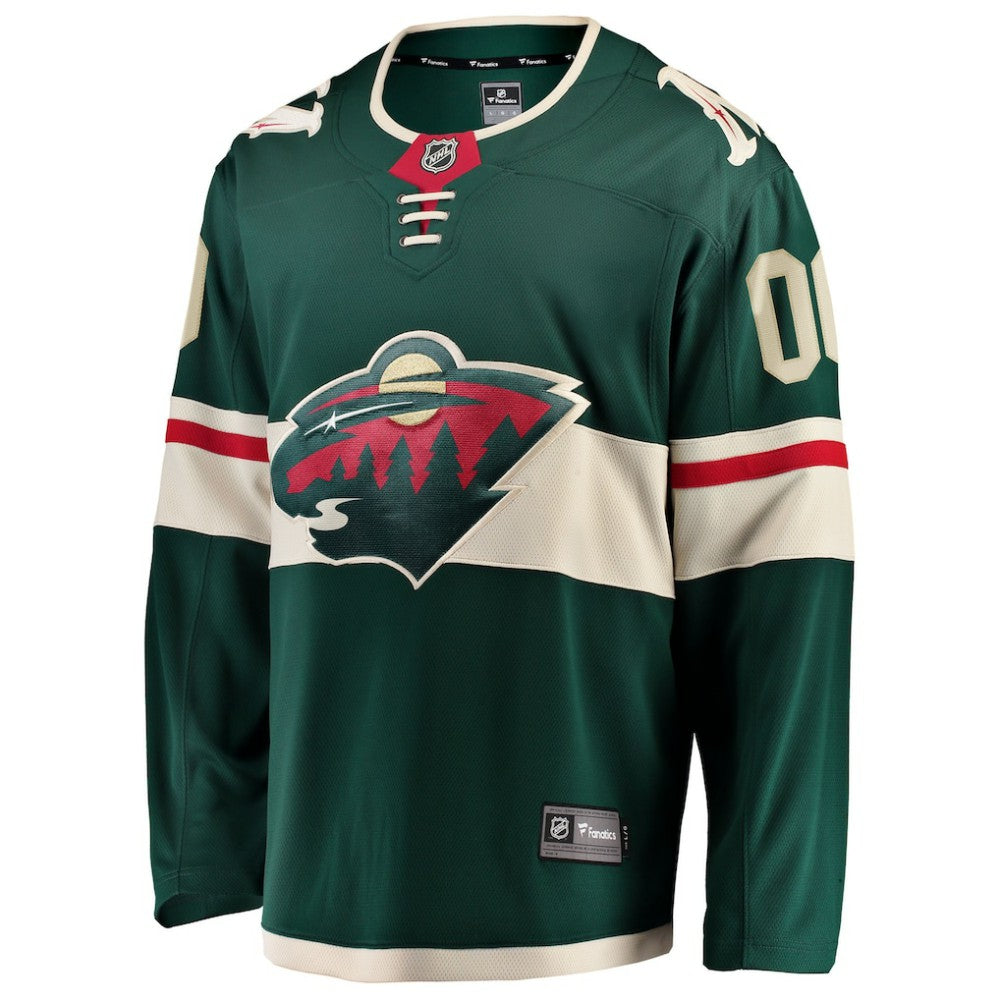 Minnesota Wild Fanatics Home Breakaway Custom Jersey Online