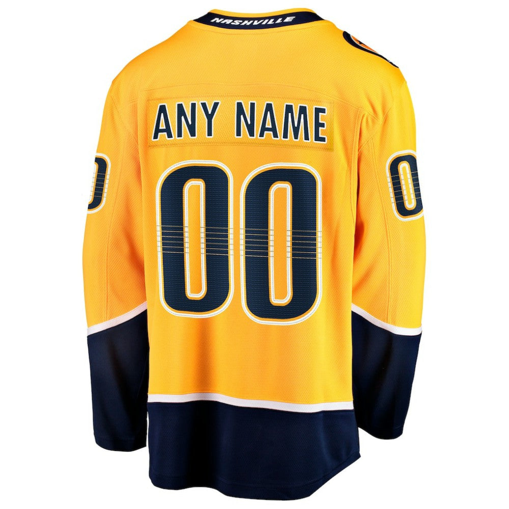 Nashville Predators Fanatics Home Breakaway Custom Jersey Online