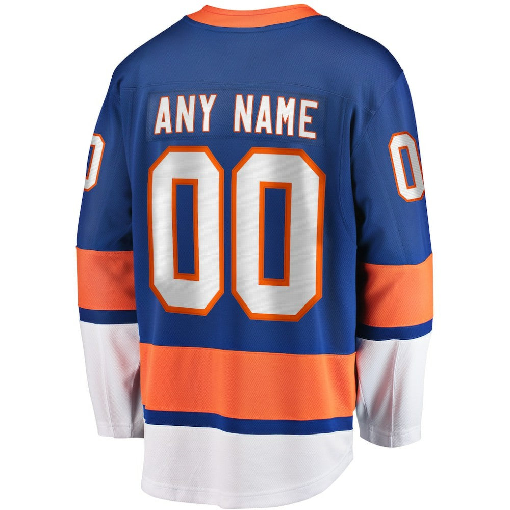 New York Islanders Fanatics Home Breakaway Custom Jersey Discount