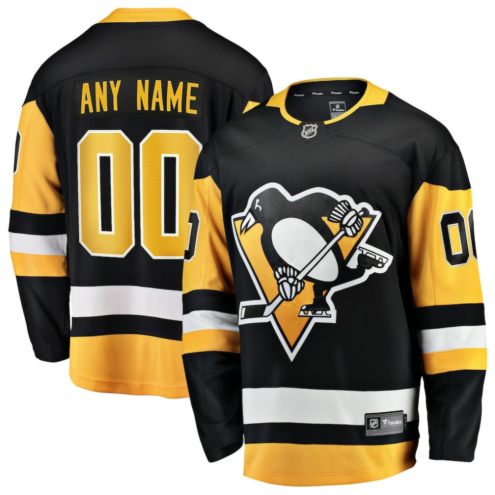Pittsburgh Penguins Fanatics Home Breakaway Custom Jersey Sale