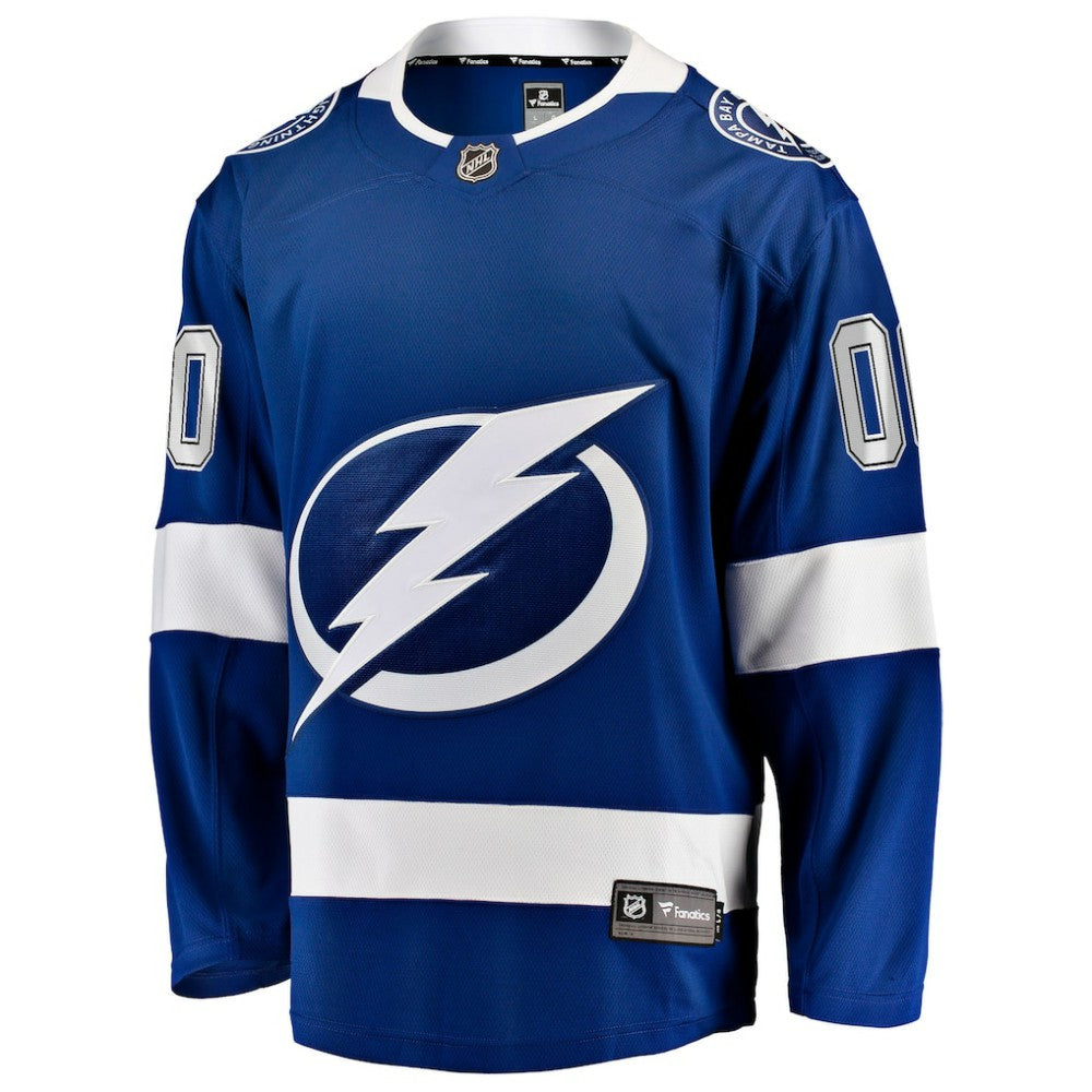 Tampa Bay Lightning Fanatics Home Breakaway Custom Jersey Discount