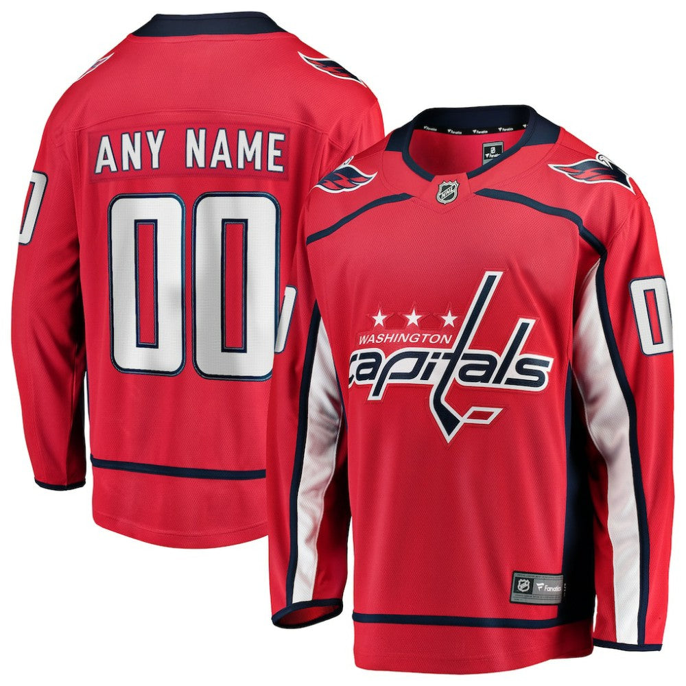 Washington Capitals Fanatics Home Breakaway Custom Jersey Outlet