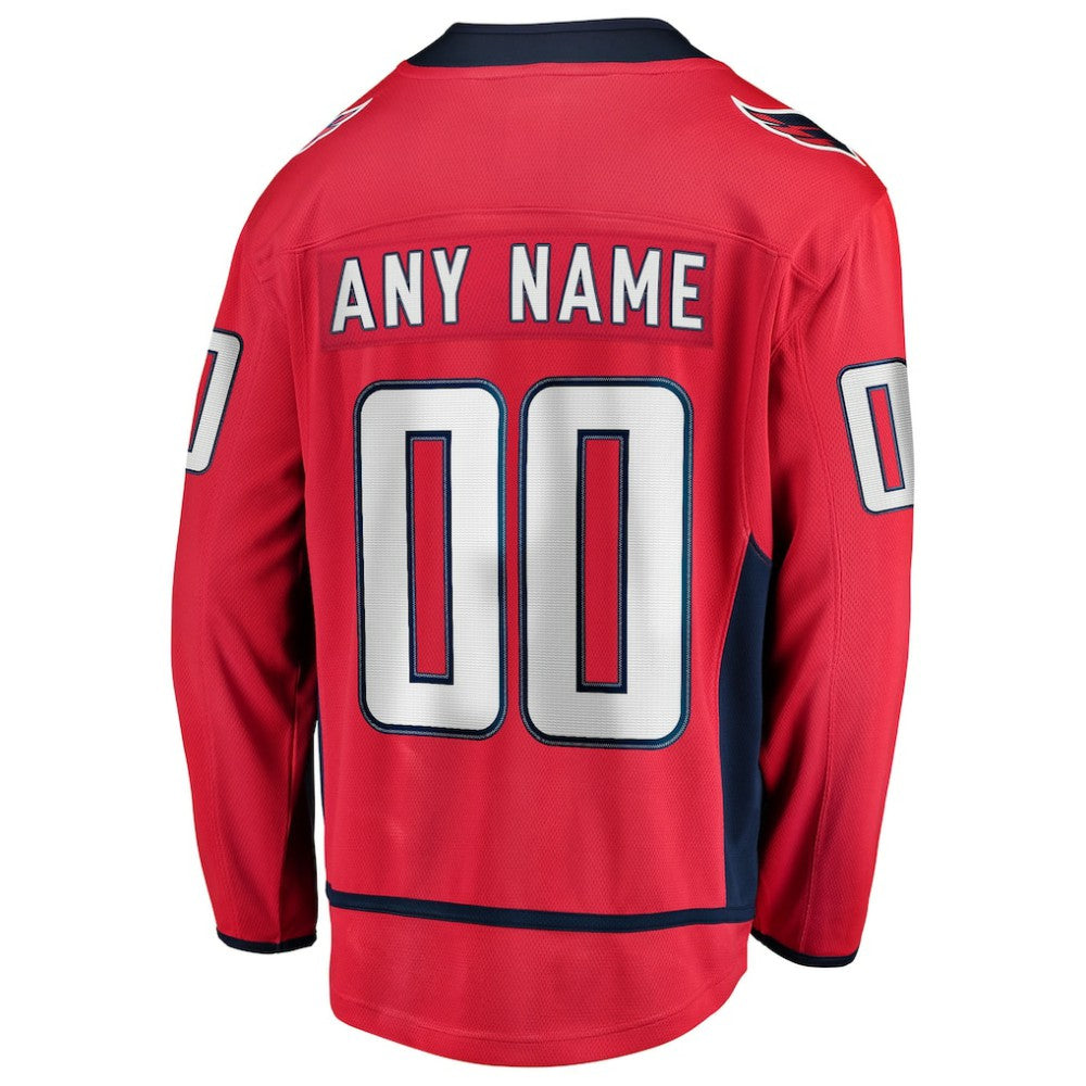 Washington Capitals Fanatics Home Breakaway Custom Jersey Outlet
