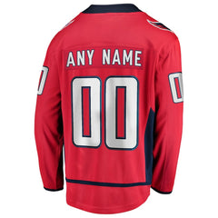 Washington Capitals Fanatics Home Breakaway Custom Jersey Outlet