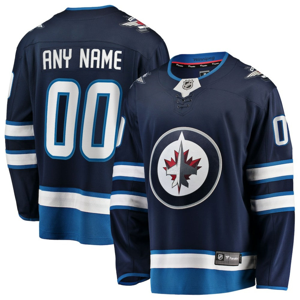 Winnipeg Jets Fanatics Home Breakaway Custom Jersey Online