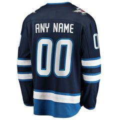 Winnipeg Jets Fanatics Home Breakaway Custom Jersey Online