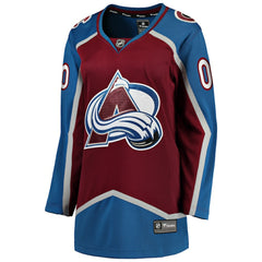 Colorado Avalanche Fanatics Women's Home Breakaway Custom Jersey Discount