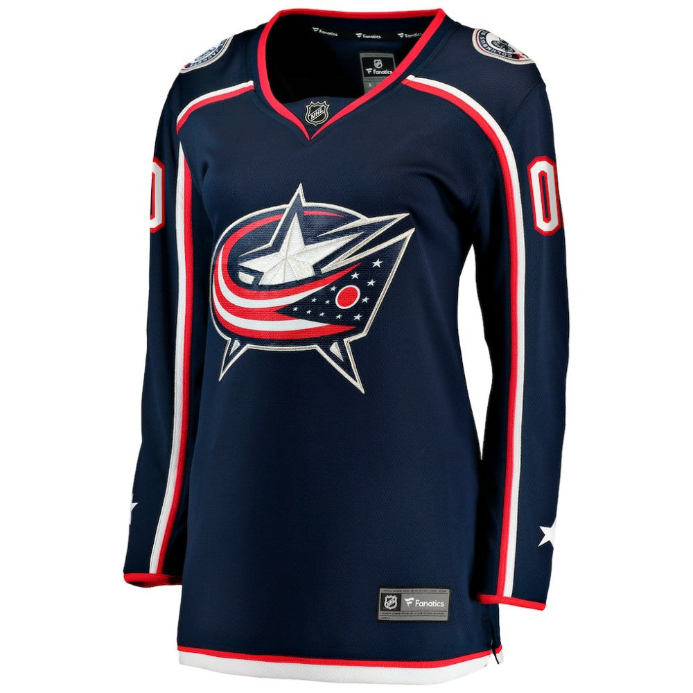 Columbus Blue Jackets Fanatics Women's Home Breakaway Custom Jersey Discount