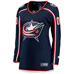 Columbus Blue Jackets Fanatics Women's Home Breakaway Custom Jersey Discount
