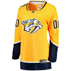 Nashville Predators Fanatics Women's Home Breakaway Custom Jersey For Sale