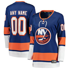 New York Islanders Fanatics Women's Home Breakaway Custom Jersey For Sale