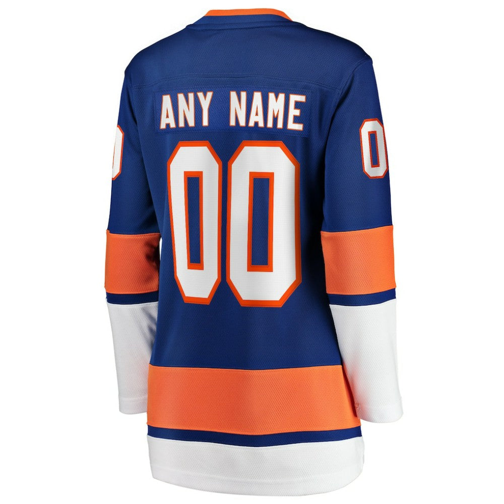 New York Islanders Fanatics Women's Home Breakaway Custom Jersey For Sale