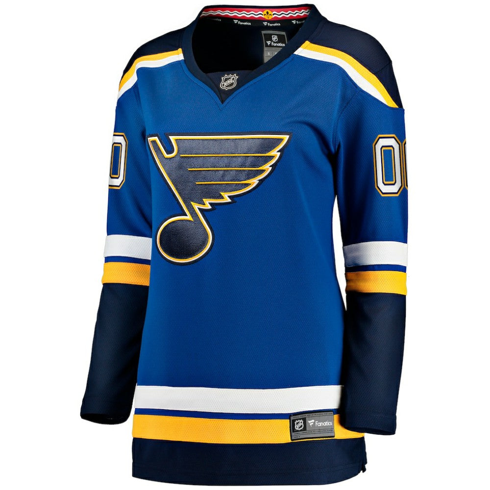 St. Louis Blues Fanatics Women's Home Breakaway Custom Jersey For Sale