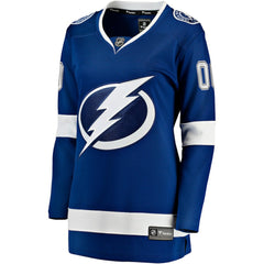 Tampa Bay Lightning Fanatics Women's Home Breakaway Custom Jersey Discount