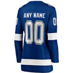 Tampa Bay Lightning Fanatics Women's Home Breakaway Custom Jersey Discount