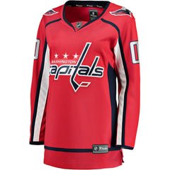 Washington Capitals Fanatics Women's Home Breakaway Custom Jersey Discount