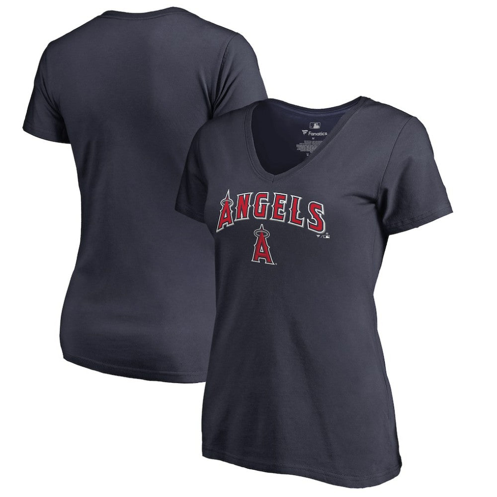 Los Angeles Angels Women's Team Lockup T-Shirt | MLB US