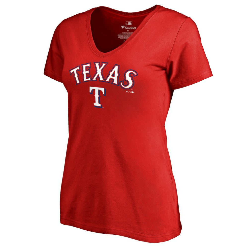 Texas Rangers Women's Team Lockup T-Shirt | MLB For sale