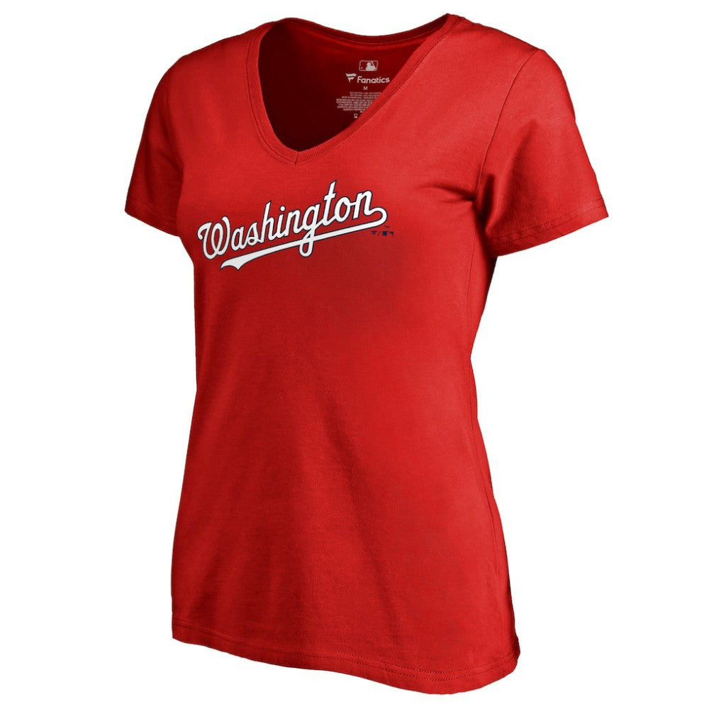 Washington Nationals Women's Team Wordmark T-Shirt | MLB US