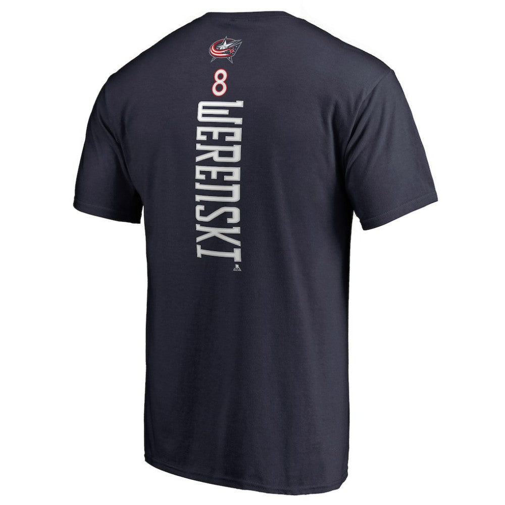 Zach Werenski Columbus Blue Jackets Backer T-Shirt Outlet