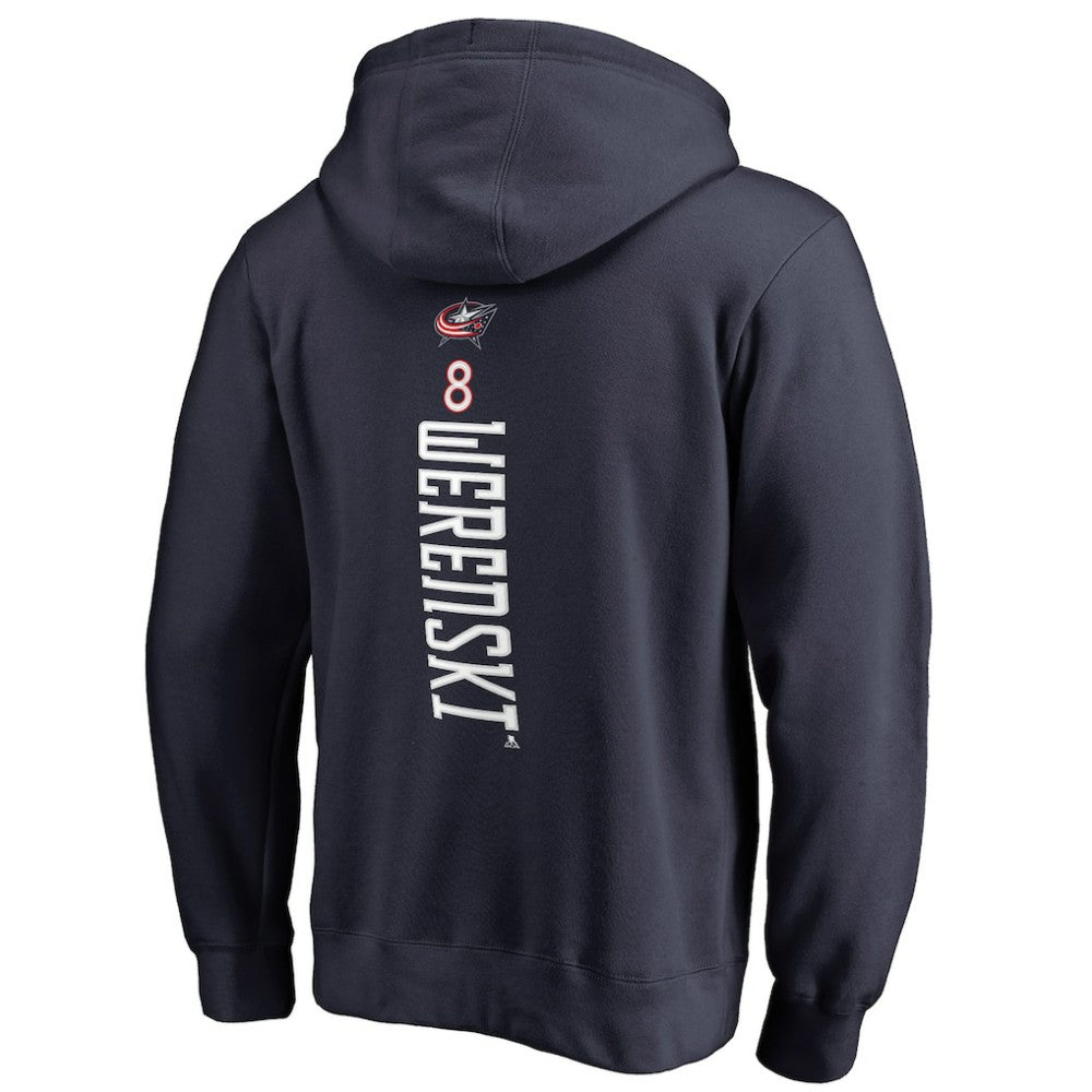 Zach Werenski Columbus Blue Jackets Backer Pullover Hoodie Discount