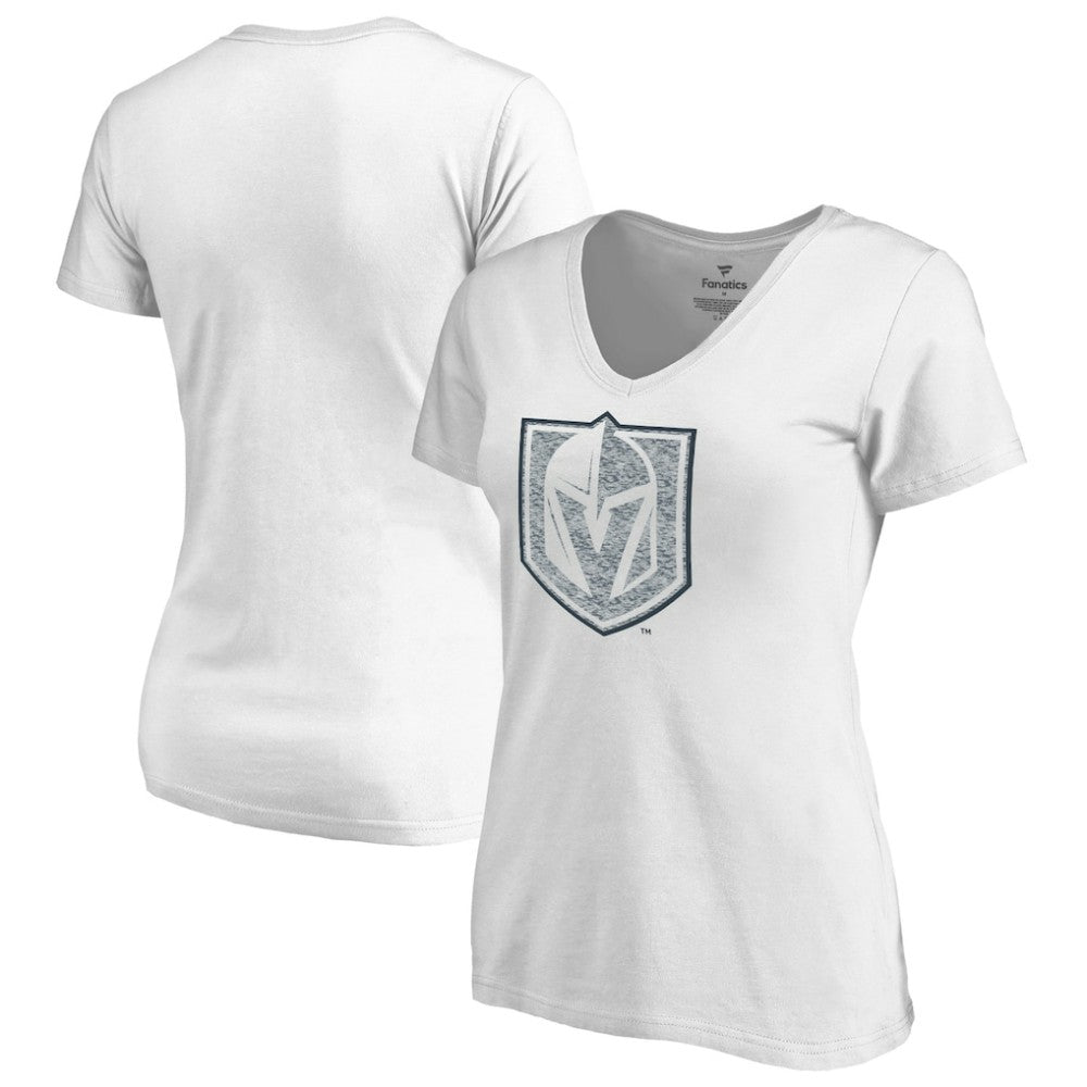 Vegas Golden Knights Women's Whiteout V-Neck T-Shirt Discount