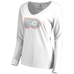 Philadelphia Flyers Women's White Out Long Sleeve T-Shirt Online