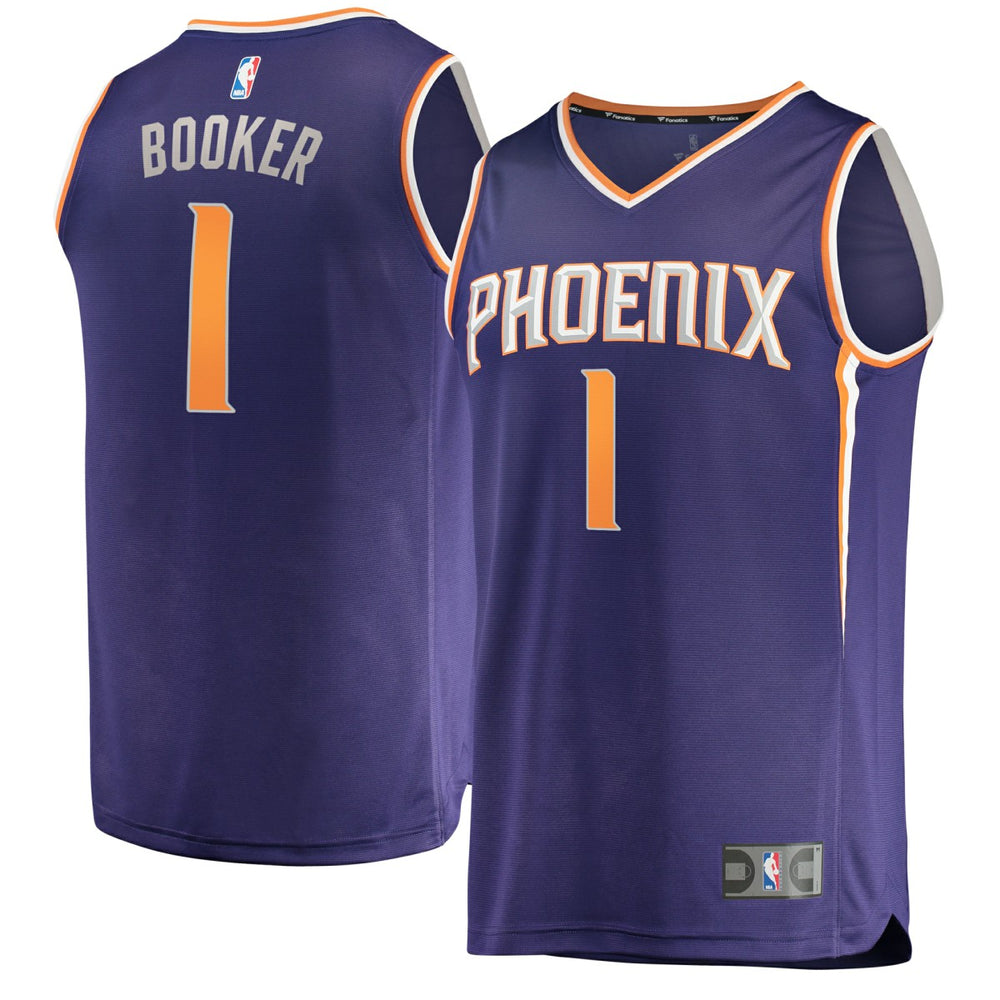 Devin Booker Phoenix Suns Fast Break Replica Jersey Purple On Sale