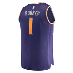 Devin Booker Phoenix Suns Fast Break Replica Jersey Purple On Sale